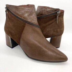 Hispanitas Alondra Brown Suede Leather Boots